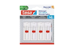 tesa Klebenagel verstellbar Tapete & Putz bis 1kg 4St.