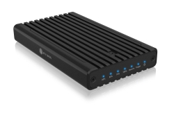 Geh. IcyBox mit Klonfunktion für M.2 NVMe SSDs...