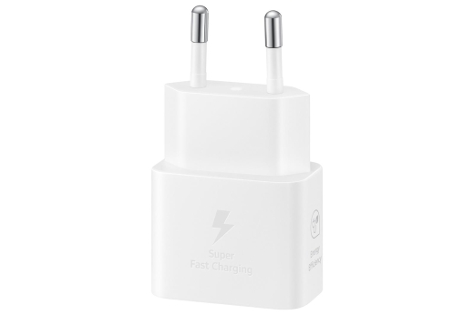 Samsung Galaxy Power Adapter USB Type C 25W w/o Cable White retail