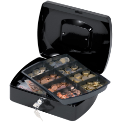 Geldkassette - 255 x 200 x 85 mm, schwarz