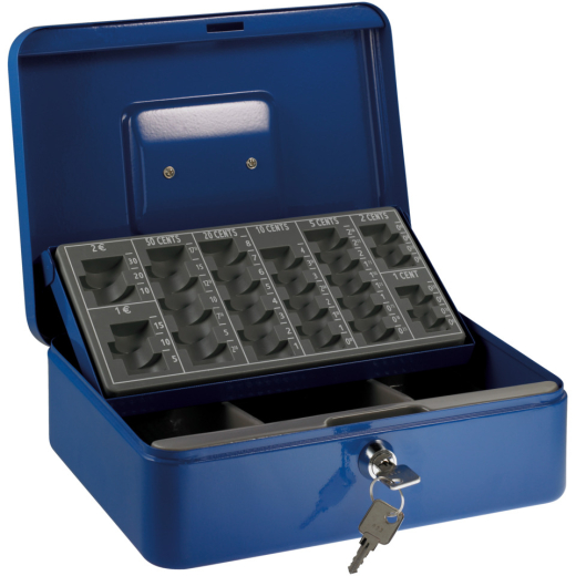 Geldzählkassette Euro - 250 x 180 x 90 mm, blau