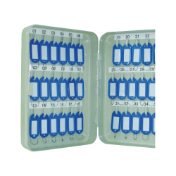 Schlüsselschrank Pearl grey - 36 Haken,Zylinderschloss