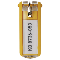 Schlüsselanhänger KEY CLIP - gelb - Beutel mit...