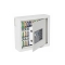 Schlüsseltresor Cygnus Elektronikschloss - 30 Haken, 300 x 280 x 100 mm, weiß
