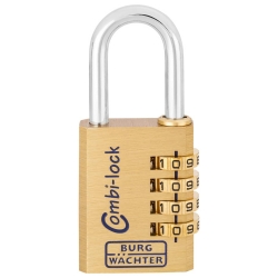 Zahlen-Vorhangschloss Combi Lock 80 - vier Zahlenrollen,...
