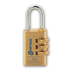 Zahlen-Vorhangschloss Combi Lock 80 - drei Zahlenrollen,...