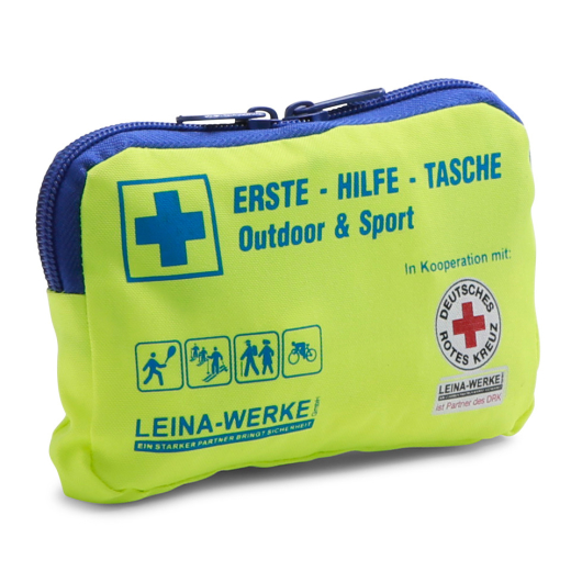 Erste-Hilfe-Tasche OUTDOOR & SPORT, Edition DRK, neongelb