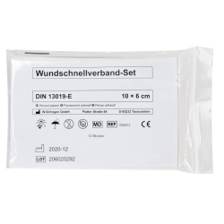 Pflaster-Schnellverband-Set - DIN 13019-E, 10 x 6 cm, 12...