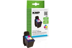 KMP Patrone HP C9352AE Nr.22 color 430 S. H30 refilled