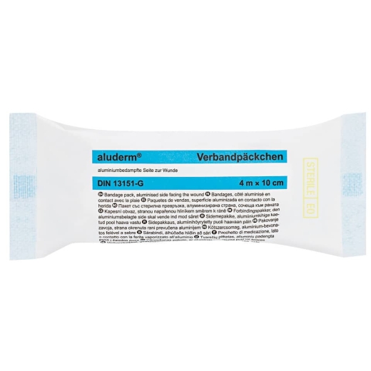 aluderm® Verbandpäckchen DIN 13151-G - groß, 4m x 10cm