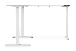 DIGITUS Schreibtischgestell elektr. L-Form weiß Max.120