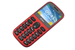 Olympia Mobiltelefon SUN Großtasten rot