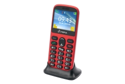 Olympia Mobiltelefon SUN Großtasten rot