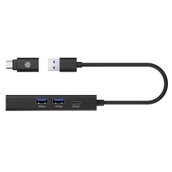 Adapter IcyBox USB3.2 Gen1 Hub & Gigabit LAN 4-in-1 retail