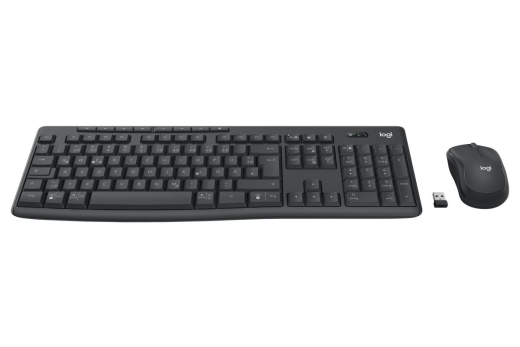 Logitech Wireless Keyboard+Mouse MK370 black f. Business