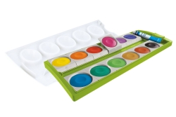 Pelikan Farbkasten K12 Grün inkl. Deckweiß, 12...