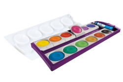 Pelikan Farbkasten K12 Violett inkl. Deckweiß, 12...