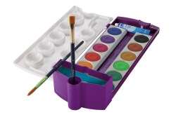 Pelikan Wasserbecher mit Pinselhalter, Violett