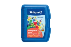 Pelikan Kinderknete Creaplast 10 Farben im blauen Etui, 240g