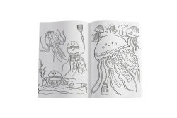 Pelikan Malbuch Blue Sea mit Stickern, 48 Seiten FSC Mix