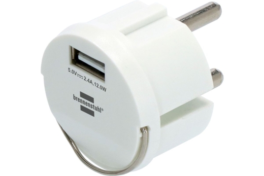 Brennenstuhl Steckdoseneinsatz Schuko mit USB 2.4