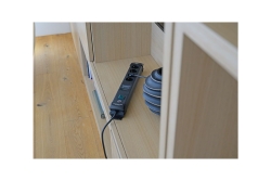 Brennenstuhl Premium-Line ÜSS 4fach schwarz *DE* 1,8m