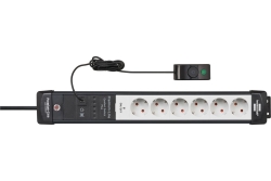 Brennenstuhl Premium-Line 6fach sw/ligrau *DE*