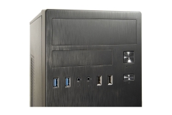 Inter-Tech Geh IT-2812 Business, Mainboards bis ATX, schwarz