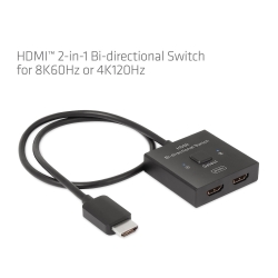 Club3D HDMI Switch 2-in-1 bidirektional 8K60Hz/4K120Hz...