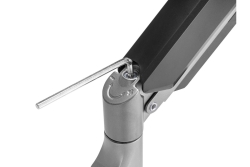 Equip Tischhalterung 17-27/3TFT 360° Gasfeder 6Kg silber lite Retail