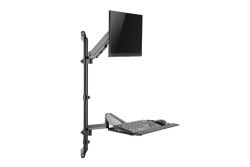Equip Wandmontierte Workstation 17-32/1TFT 8Kg schwarz lite Retail