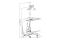 Equip Bodenstandhalter 17-32/1TFT 8kg Mob.Workstat. sw lite Retail