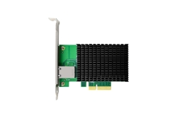 LevelOne GE Netzwerkkarte PCIe4x/1xRJ45 10G grün