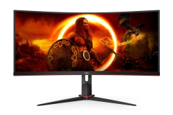 AOC 86,4cm (34) CU34G2XP/BK 21:09 2xHDMI+2xDP+USB Curved...