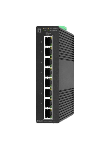 LevelOne Industr.PoE+Switch 8xGE PoE 120W Hilbert SL manage