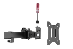 Equip Tischhalterung 17-32/3TFT 360° H.verst. 7Kg schwarz lite Retail