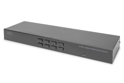 DIGITUS KVM-Switch, 8-Port, Single-Display, 4K, HDMI