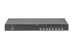 DIGITUS KVM-Switch, 8-Port, Single-Display, 4K, HDMI