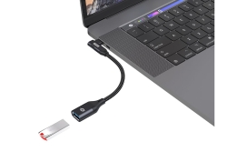 CONCEPTRONIC Adapter USB-C3.2 90°->USB-A3.0 10Gbs 0.15m sw