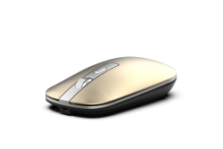 INCA Wrls Maus 1600DPI/4Tasten/2.4GHzUSB-A/-C/Metallic gb