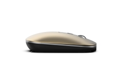 INCA Wrls Maus 1600DPI/4Tasten/2.4GHzUSB-A/-C/Metallic gb