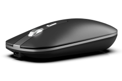 INCA Wrls Maus 1600DPI/4Tasten/2.4GHzUSB-A/-C/Metallic sw