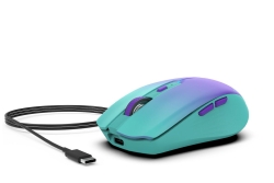 INCA Wrls Maus 1600DPI/2xBT5.1/6Tasten/LED/2.4GHzUSB-C