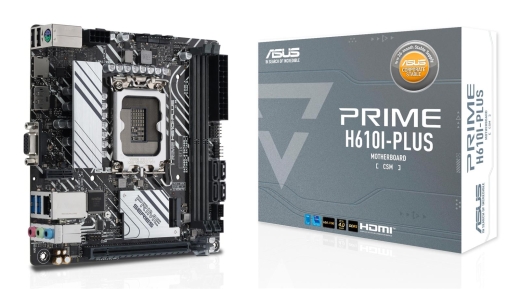 ASUS PRIME H610I-PLUS-CSM (AMD,1700,DDR5,mATX)