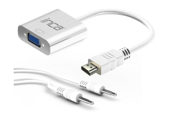 INCA Adapter HDMI->VGA +3.5mm AUX St/Bu FHD@ 60Hz 0.20m ws