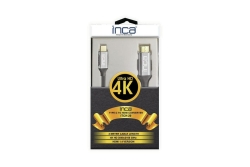 INCA Adapter HDMI1.4->USB-C St/St 4K@ 60Hz 2.00m gr