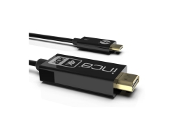 INCA Adapter HDMI2.0->USB-C St/St 4K@ 60Hz 1.80m sw