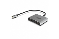 INCA Adapter ITPC-4 Typ C > 2xHDMI 4K30Hz,1xUSB-A,1xUSB-C