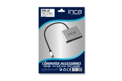 INCA Adapter ITPC-4 Typ C > 2xHDMI 4K30Hz,1xUSB-A,1xUSB-C