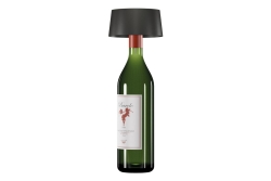 RealPower LED-Solar Tischlampe dimmbar mit Akku,schwarz